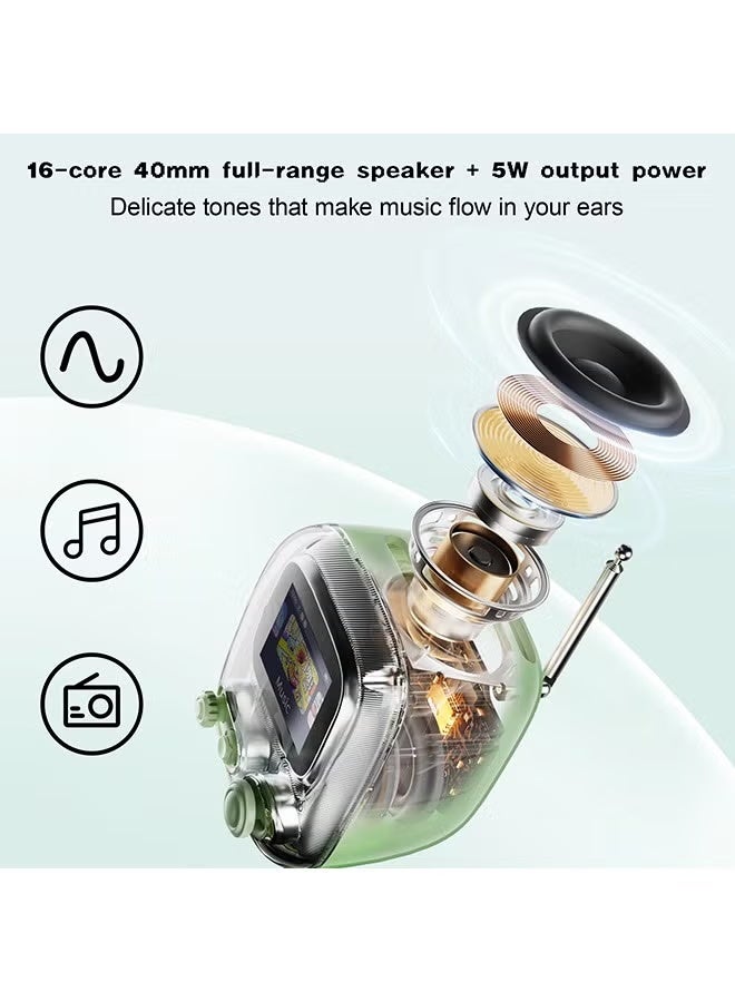 Divoom T-tiivoo-2 Mini Retro White Noise Bluetooth Speaker Portable Vintage Sleep Aid Bluetooth Speaker high quality Subwoofer - Image 3